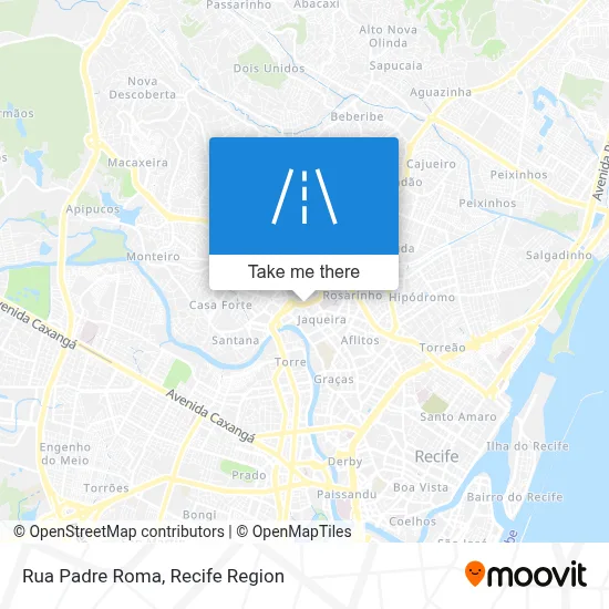 Rua Padre Roma map