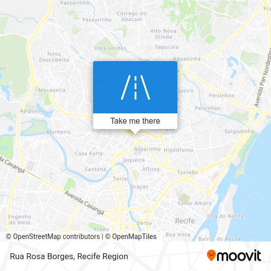 Rua Rosa Borges map