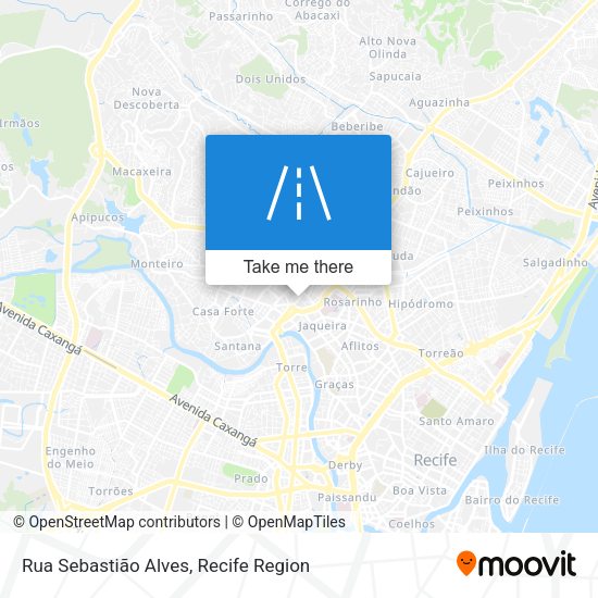 Rua Sebastião Alves map
