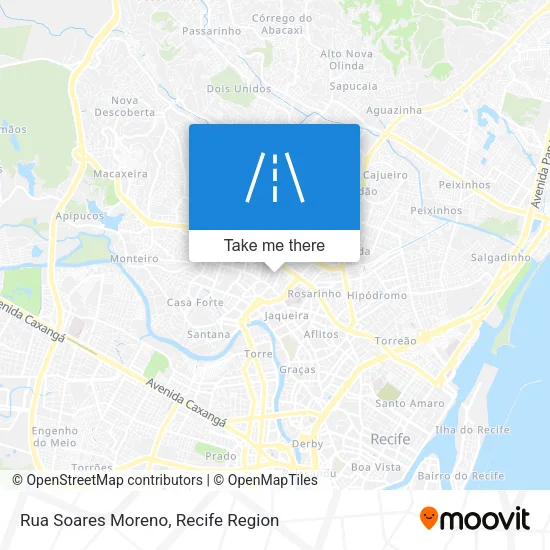 Rua Soares Moreno map