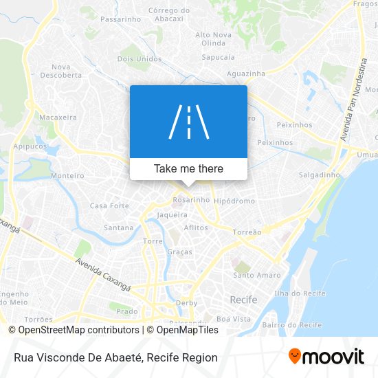 Rua Visconde De Abaeté map