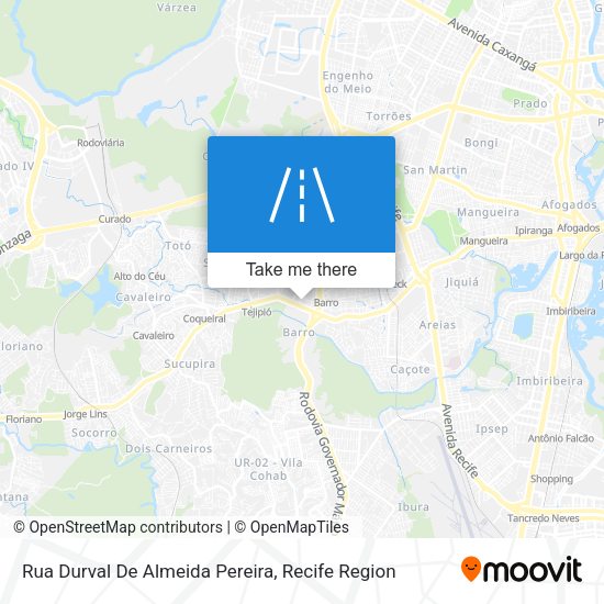 Rua Durval De Almeida Pereira map