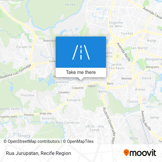 Rua Jurupatan map