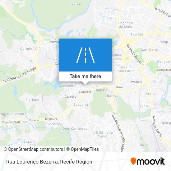 Rua Lourenço Bezerra map