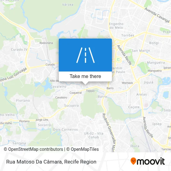 Rua Matoso Da Câmara map