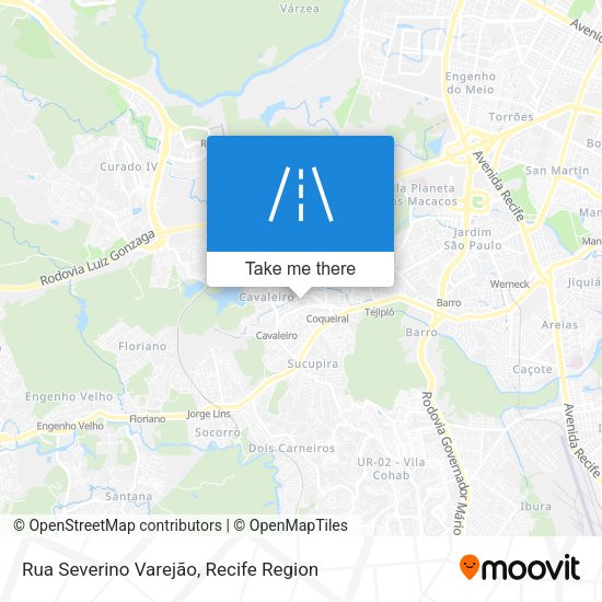 Rua Severino Varejão map