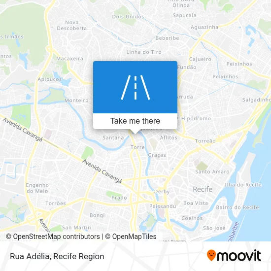 Rua Adélia map