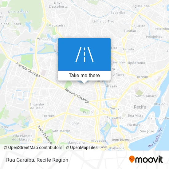 Rua Caraiba map
