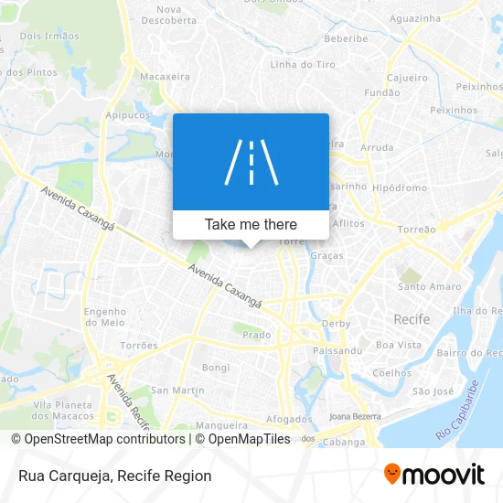 Rua Carqueja map