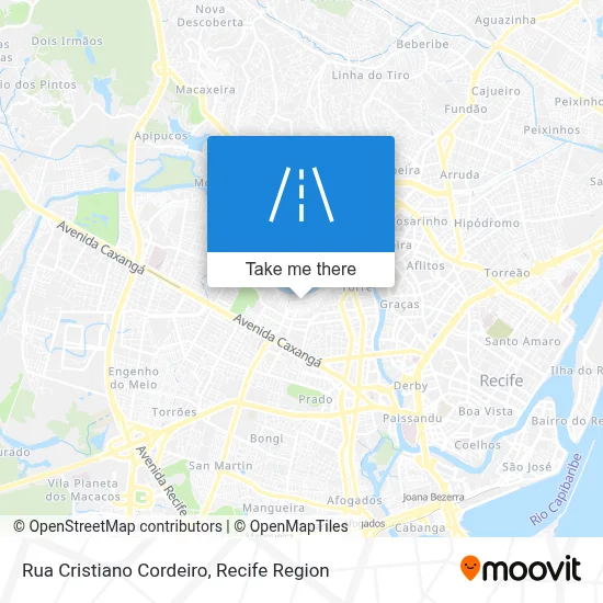 Rua Cristiano Cordeiro map