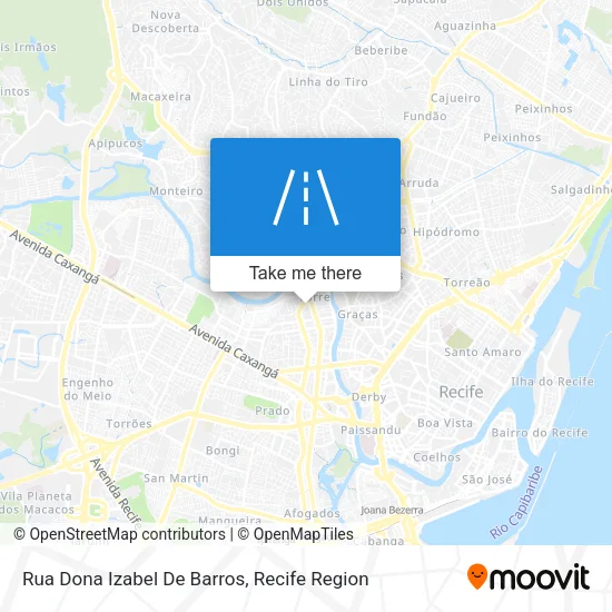 Rua Dona Izabel De Barros map