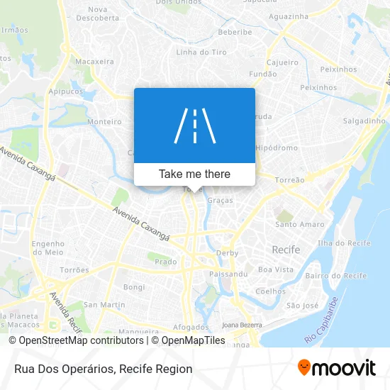 Rua Dos Operários map