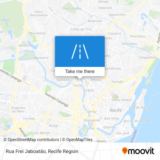 Rua Frei Jaboatão map