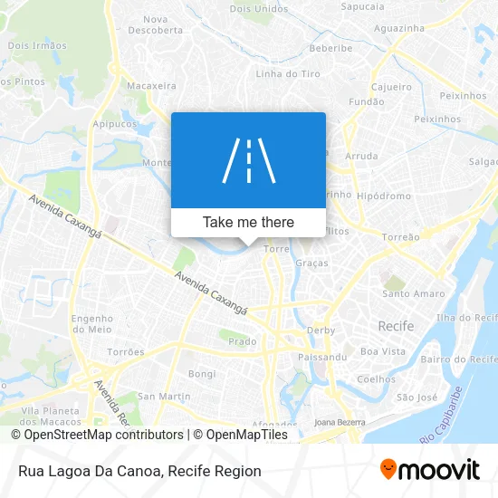 Rua Lagoa Da Canoa map