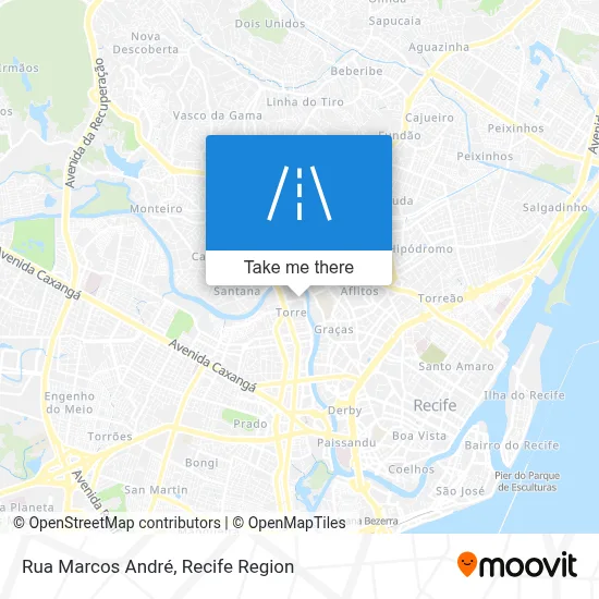 Rua Marcos André map