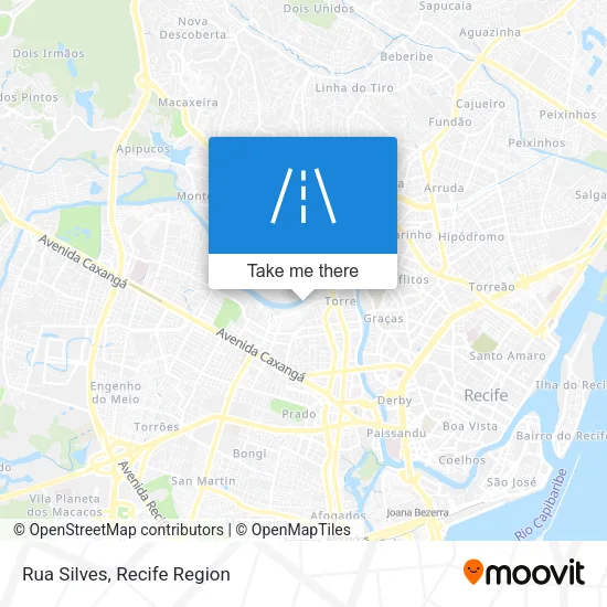 Rua Silves map