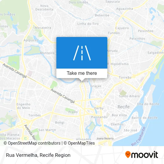 Rua Vermelha map