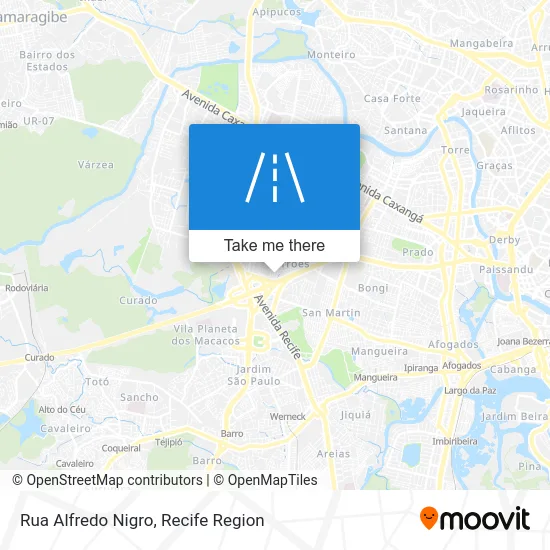 Rua Alfredo Nigro map