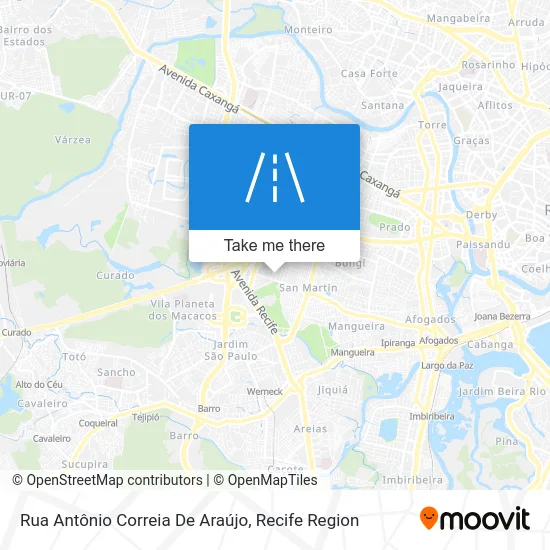 Rua Antônio Correia De Araújo map