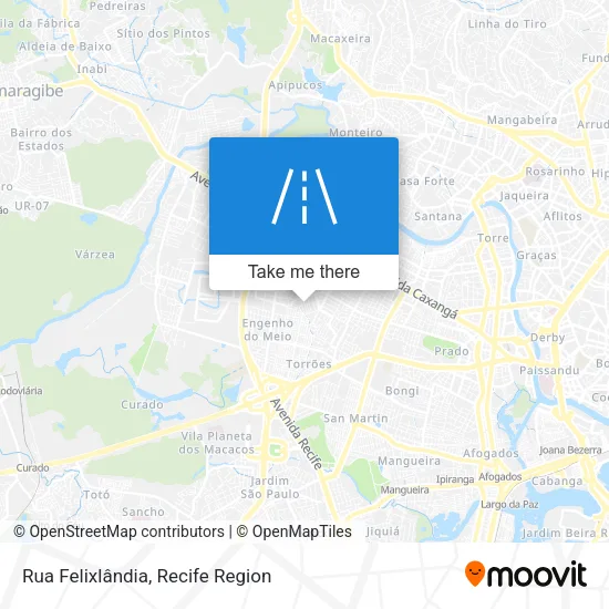 Rua Felixlândia map