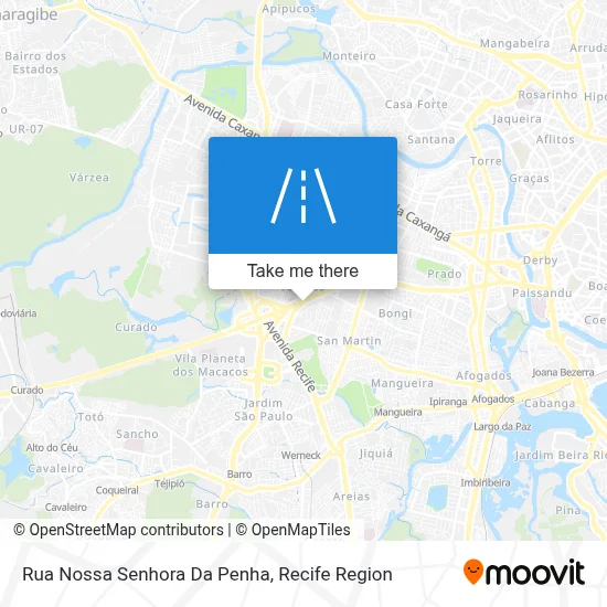 Rua Nossa Senhora Da Penha map