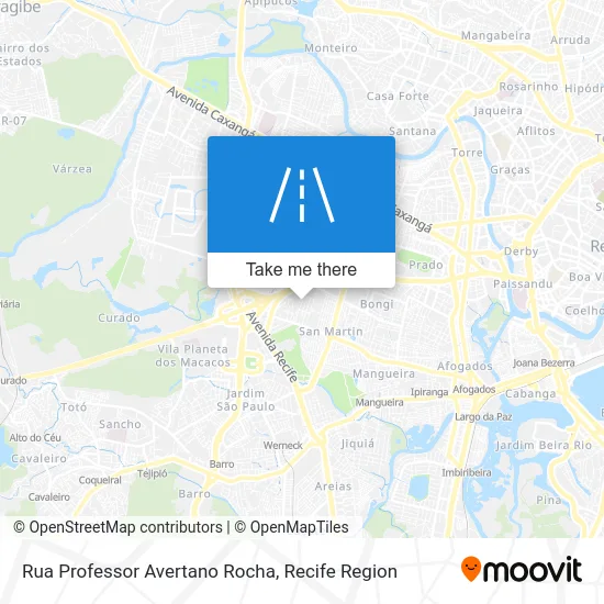 Rua Professor Avertano Rocha map