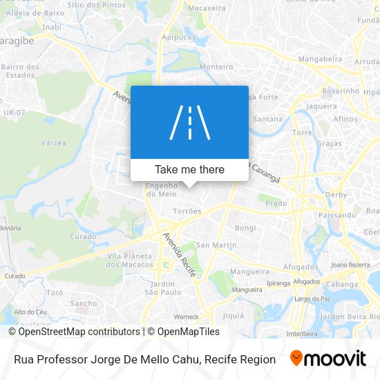 Rua Professor Jorge De Mello Cahu map