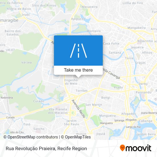 Rua Revolução Praieira map