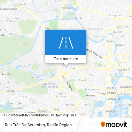 Rua Três De Setembro map