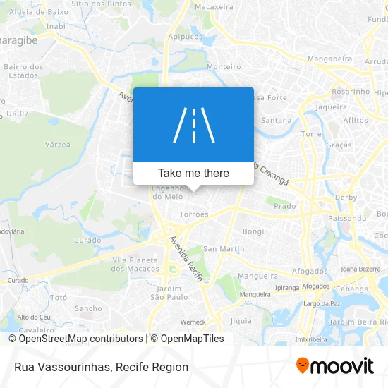 Rua Vassourinhas map