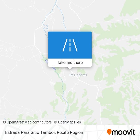 Estrada Para Sítio Tambor map