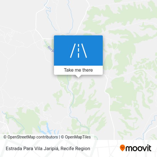 Estrada Para Vila Jaripiá map