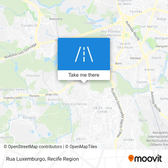 Rua Luxemburgo map