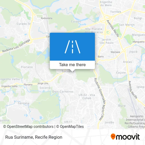 Rua Suriname map