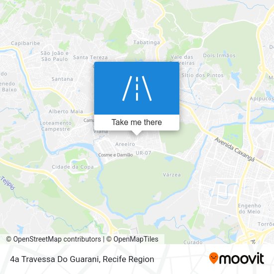 4a Travessa Do Guarani map