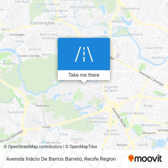 Avenida Inácio De Barros Barreto map
