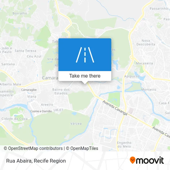 Rua Abaira map