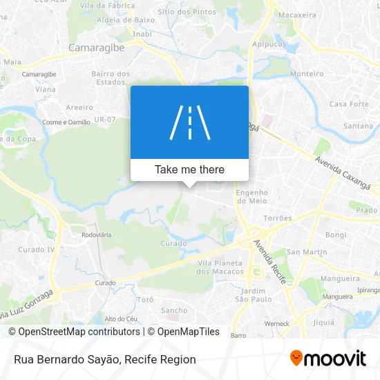 Rua Bernardo Sayão map
