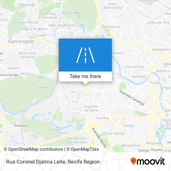 Rua Coronel Djalma Leite map