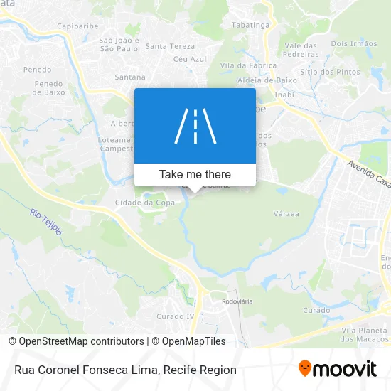 Rua Coronel Fonseca Lima map