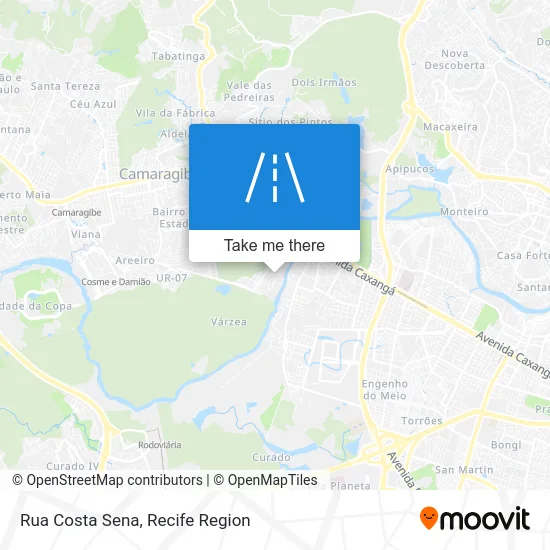 Rua Costa Sena map