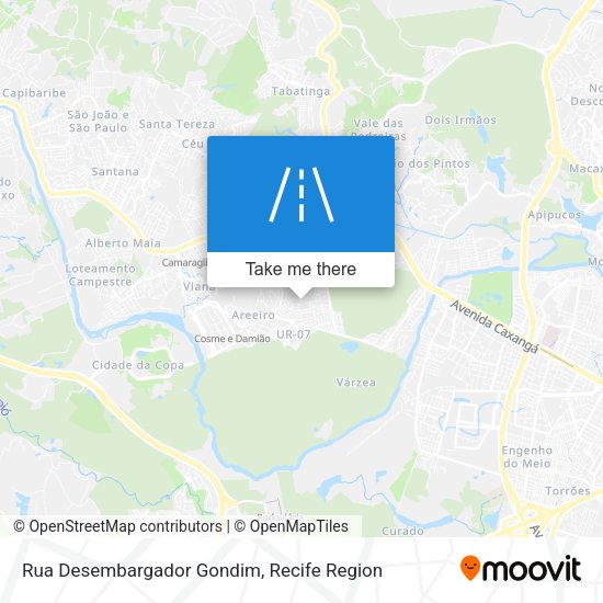 Rua Desembargador Gondim map