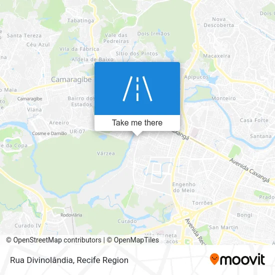 Rua Divinolândia map