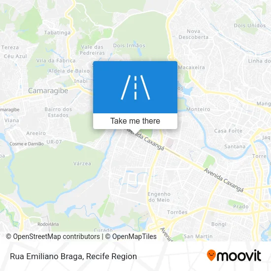 Rua Emiliano Braga map