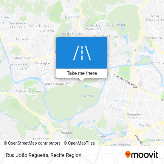 Rua João Regueira map