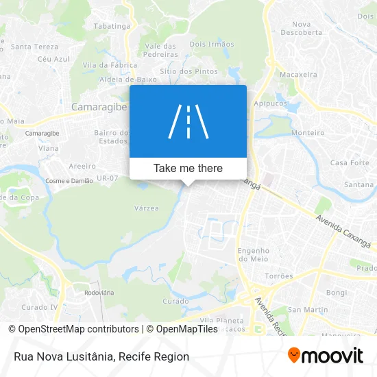 Rua Nova Lusitânia map