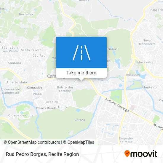 Rua Pedro Borges map