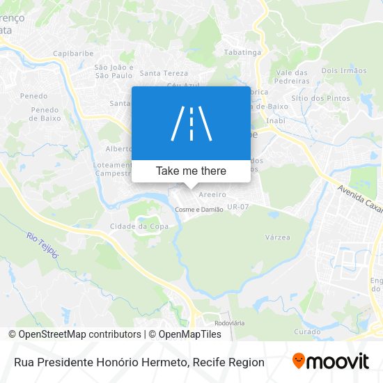 Rua Presidente Honório Hermeto map