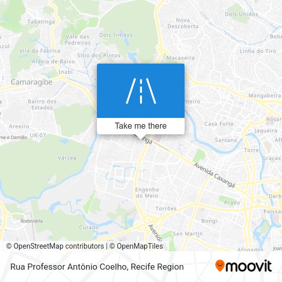Rua Professor Antônio Coelho map
