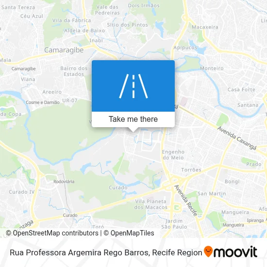 Rua Professora Argemira Rego Barros map